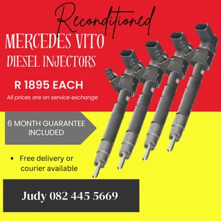 Mercedes Vito Diesel Injectors for sale on service exchange or to recon