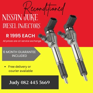 Nissan Juke Diesel Injectors for sale on service exchange or to recon