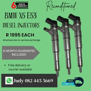 BMW X5 E53 Diesel Injectors for sale on service exchange or to recon