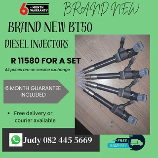 Brand New BT50 Diesel Injectors for sale on service exchange or to recon