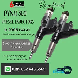 Dyna 300 Diesel Injectors for sale on service exchange or to recon