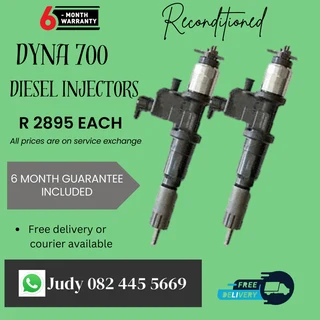Dyna 700 Diesel Injectors for sale on service exchange or to recon