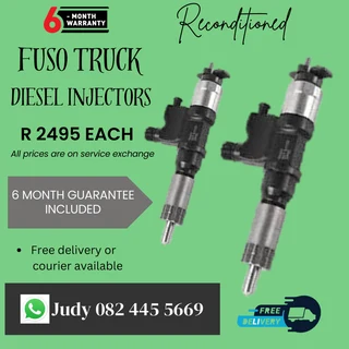 Fuso Truck Diesel Injectors for sale on service exchange or to recon