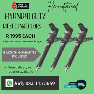 Hyundai Getz Diesel Injectors for sale on service exchange or to recon