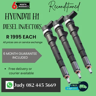 Hyundai H1 Diesel Injectors for sale on service exchange or to recon