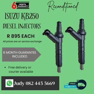 Isuzu KB250 Diesel Injectors for sale on servic exchange or to recon