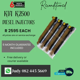 Kia K2500 Diesel Injectors for sale on service exchange or to recon