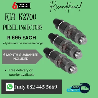 Kia K2700 Diesel Injectors for sale on service exchange or to recon