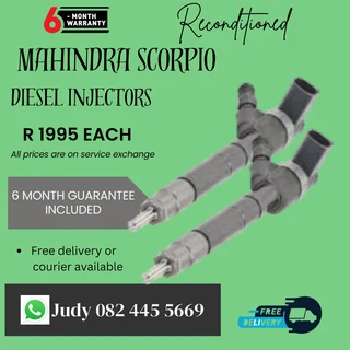 Mahindra Scorpio Diesel Injectors for sale on service exchange or to recon