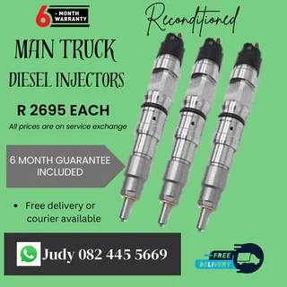 Man Truck Diesel Injectors for sale on service exchange or to recon