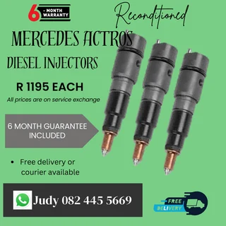 Mercedes Actros Diesel Injectors for sale on service exchange or to recon