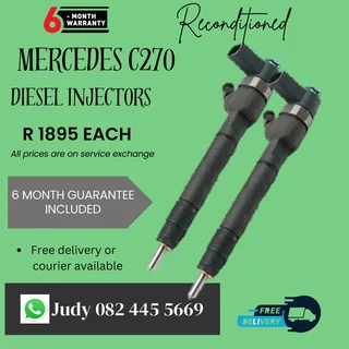 Mercedes C270 Diesel Injectors for sale on serivce exchange or to recon