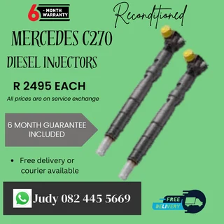 Mercedes C270 Diesel Injectors for sale on service exchange or to recon