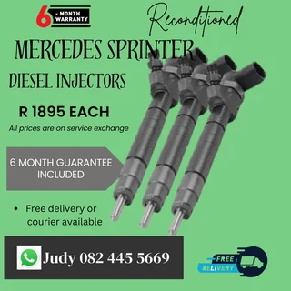 Mercedes Sprinter Diesel Injectors for sale on service exchange or to recon