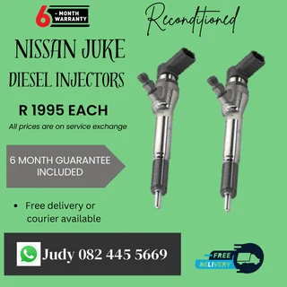 Nissan Juke Diesel Injectors for sale on service exchange or to recon