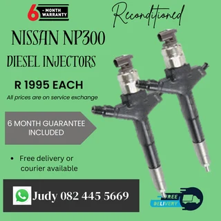 Nissan NP300 Diesel Injectors for sale on service exchange or to recon
