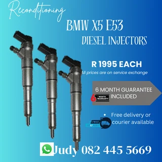 BWM X5 E53 Diesel Injectors for sale on service exchange or to recon