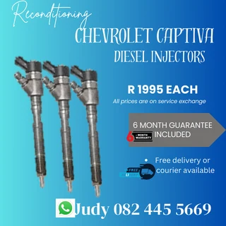 Chevrolet Captiva Diesel Injectors for sale on service exchange or to recon