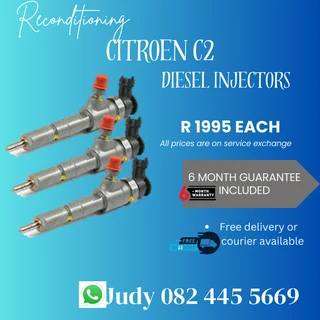Citroen C2 Diesel Injectors for sale on service exchange or to recon