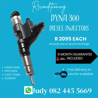 Dyna 300 Diesel Injectors for sale on service exchange or to recon