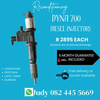 Dyna 700 Diesel Injectors for sale on service exchange or to recon