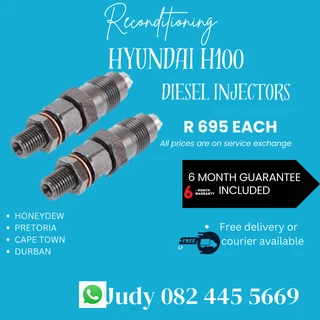 Hyundai H100 Diesel Injectors for sale on service exchange or to recon