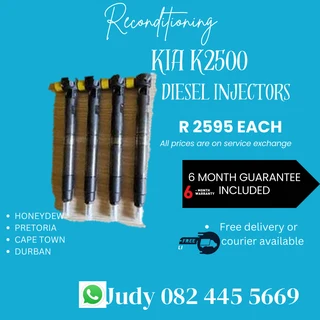 Kia K2500 Diesel Injectors for sale on service exchange or to recon