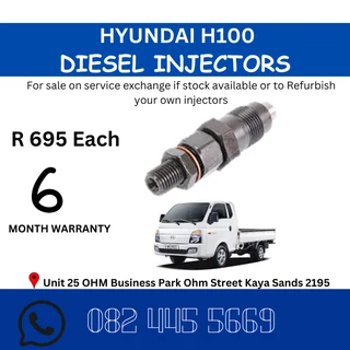 Hyundai H100 Diesel Injectors for sale on service exchange or to recon