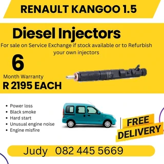 Renault Kangoo 1.5 Diesel Injector for sale on service exchange or to recon