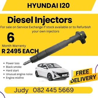 Hyundai I20 Diesel injectors for sale on service exchange or to recon
