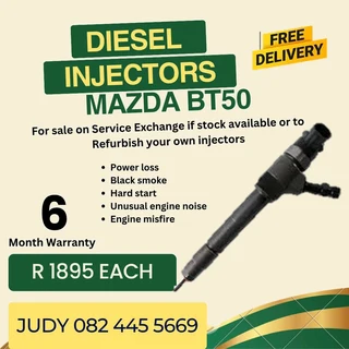Mazda BT50 Diesel Injector for sale on service exchange or to recon