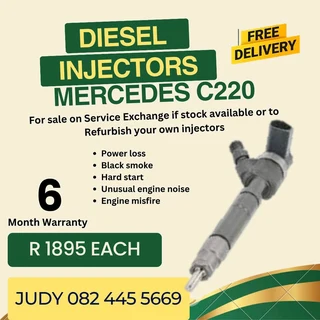 Mercedes C220 Diesel Injector for sale on service exchange or to recon