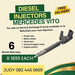 Mercedes Vito Diesel Injector for sale on service exchange or to recon