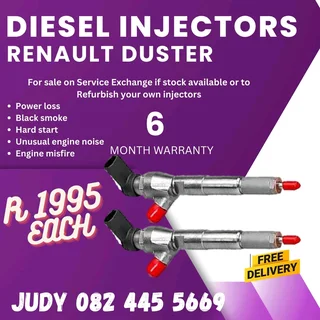 Renault Duster Diesel Injector for sale on service exchange or to recon