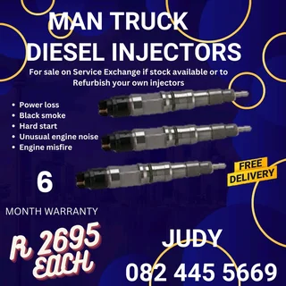 MAN Truck Diesel Injector for sale on service exchange or to recon