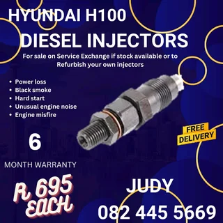 Hyundai H100 Diesel Injector for sale on service exchange or to recon