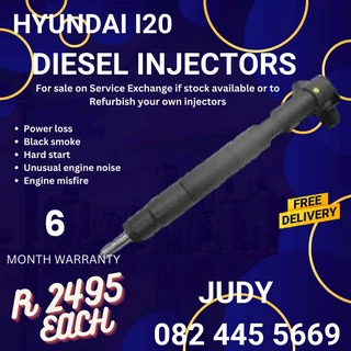 Hyundai I20 Diesel Injector for sale on service exchange or to recon