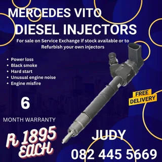 Mercedes Vito Diesel Injector for sale on service exchange or to recon