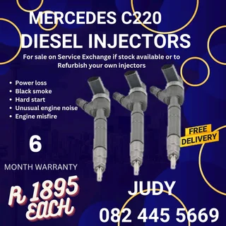 Mercedes C220 Diesel Injector for sale on service exchange or to recon
