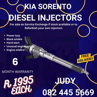 Kia Sorento Diesel Injector for sale on service exchange or to recon
