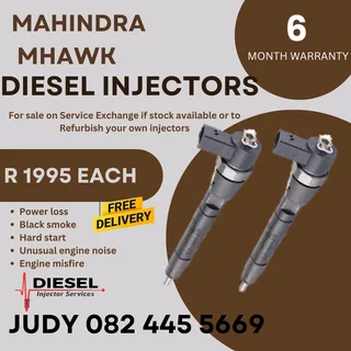 Mahindra Mhawk Diesel Injector for sale on service exchange or to recon