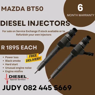 Mazda BT50 Diesel Injector for sale on service exchange or to recon
