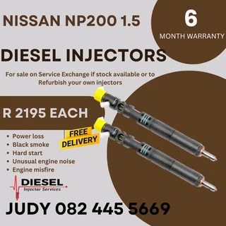 Nissan NP200 1.5 Diesel Injector for sale on service exchange or to recon