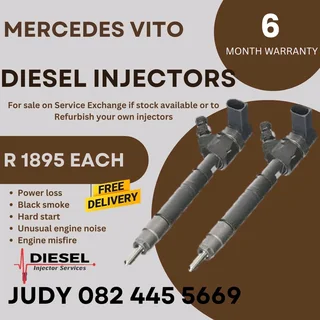 Mercedes Vito Diesel Injector for sale on service exchange or to recon