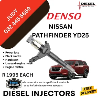 Nissan Pathfinder YD25 Diesel Injector for sale on service exchange or to recon