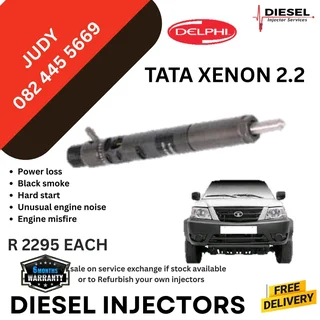 Tata Xenon 2.2 Diesel Injector for sale on service exchange or to recon