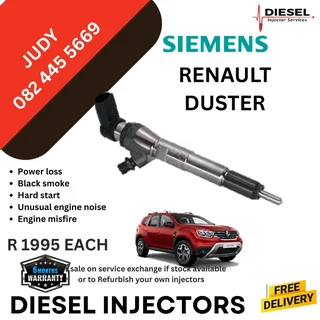 Renault Duster Diesel Injector for sale on service exchange or to recon