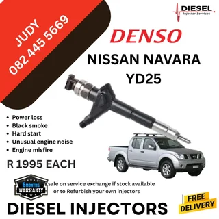 Nissan Navara YD25 Diesel Injector for sale on service exchange or to recon