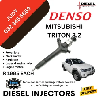 Mitsubishi Triton 3.2 Diesel Injector for sale on service exchange or to recon