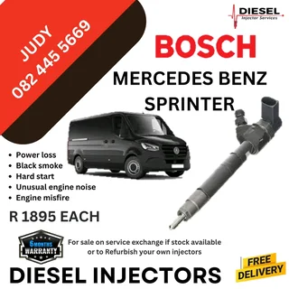 Mercedes Benz Sprinter Diesel Injector for sale on service exchange or to recon